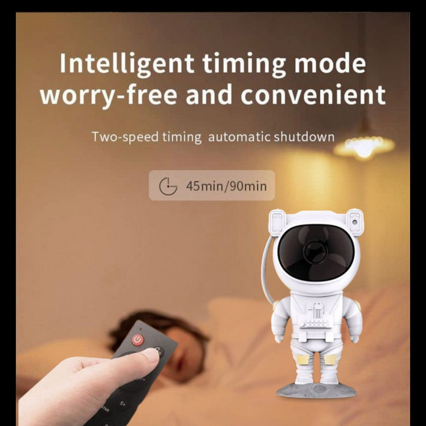 Astronauts Nebula Projector – Multiple Hub Starry Sky Galaxy Light with Remote & Timer