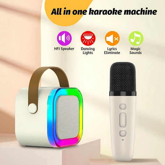 Kids Karaoke Music System –Wireless Bluetooth Speaker with Mic| multiple hub