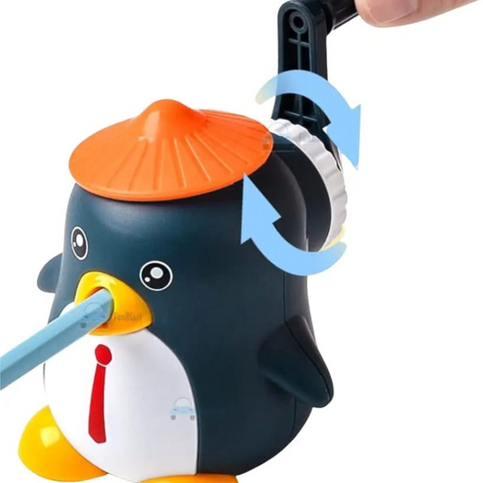 Sharpener for Kids – Penguin Shaped Pencil Sharpener |  Table Sharpener Machine & Stationery Gift