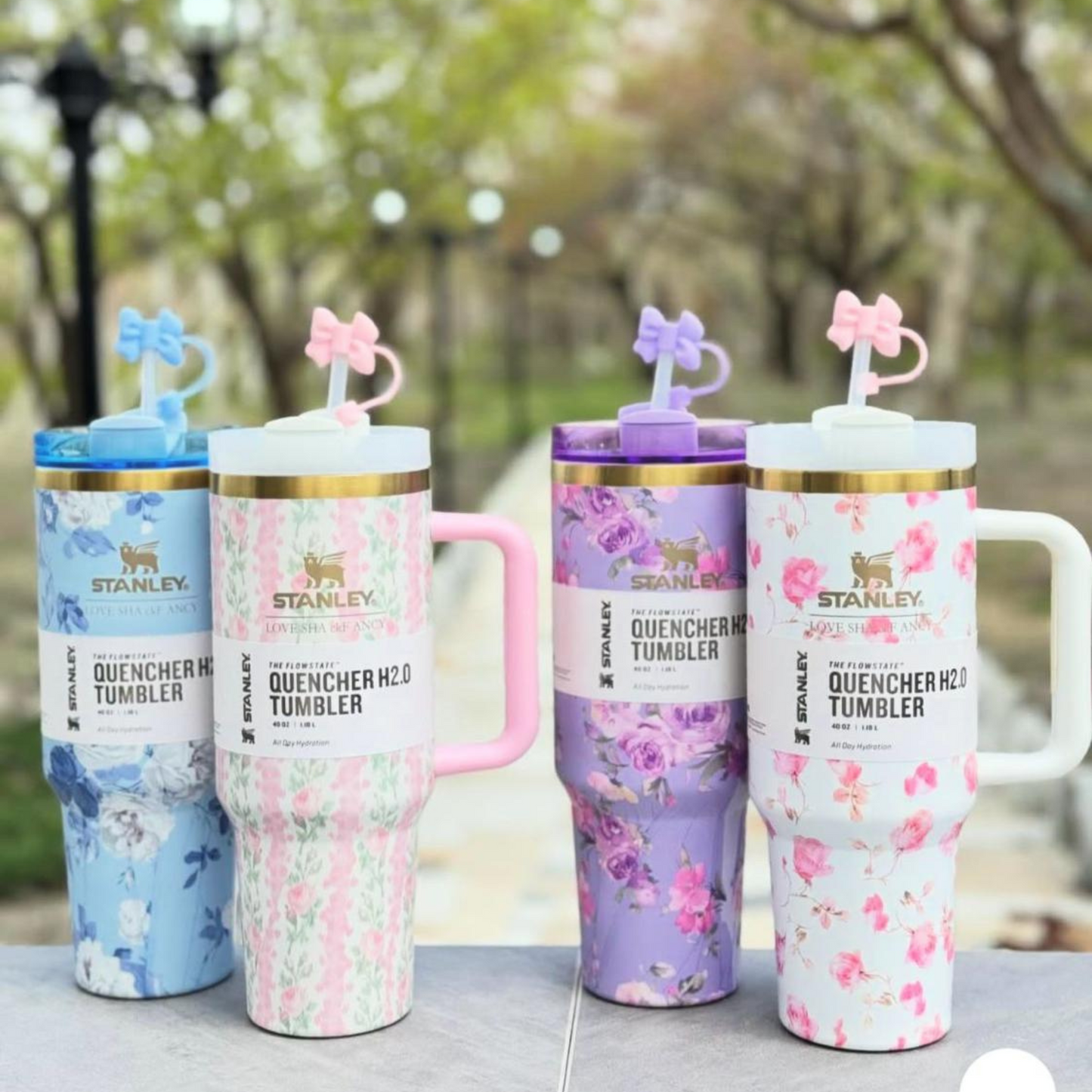 Stanley x LoveShackFancy – 40oz Quencher H2.0 FlowState™ Tumbler