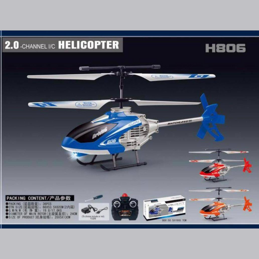 Velocity Remote Controlled Charging Helicopter Toy | High-Speed Flying Toy for Kids