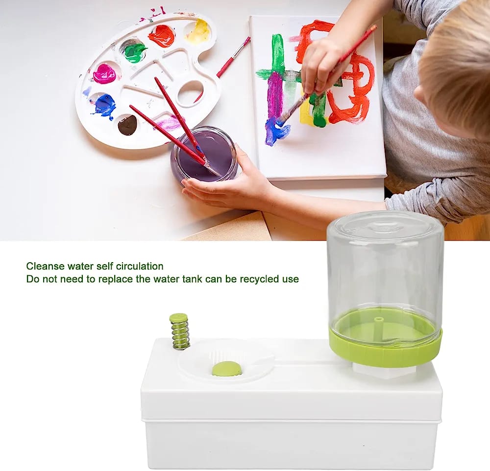 Multiple Hub | Water Paint Brush Cleaner – Running Water Cycle Rinser