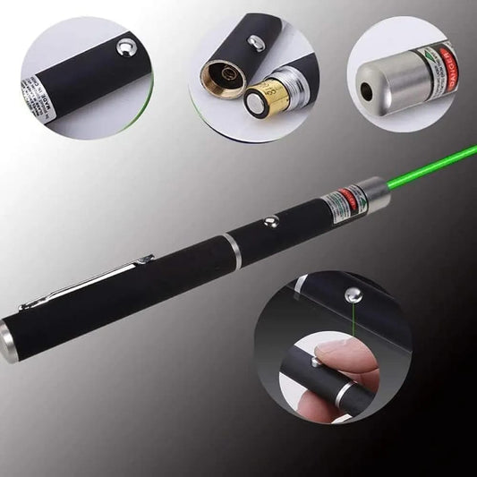 Green Laser Light Pen | Ultra Powerful Beam | Adjustable Cap | Long Range 2000m