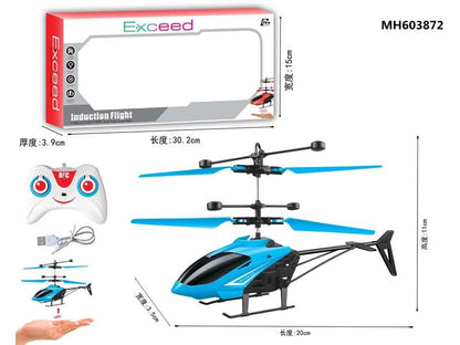 Exceed Remote Control Flying Helicopter | Hand Gravity Sensor | 3D Lights